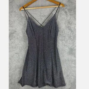 H&M DIVIDED this women's silver dress